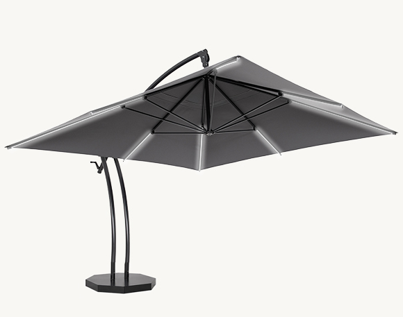 Parasol ogrodowy Ibiza z oświetleniem LED