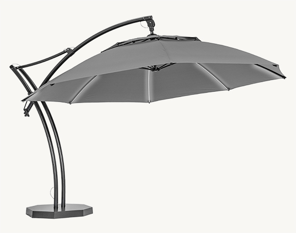 Parasol ogrodowy Ibiza z oświetleniem LED