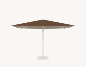 Parasol ogrodowy Palamos 3×4 m w kolorze brązowym – poszycie poliestrowe