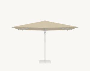 Parasol ogrodowy Palamos 3×4 m w kolorze naturalnym – poszycie poliestrowe